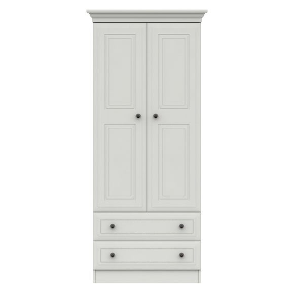 Portia Double 2 Drawer Wardrobe