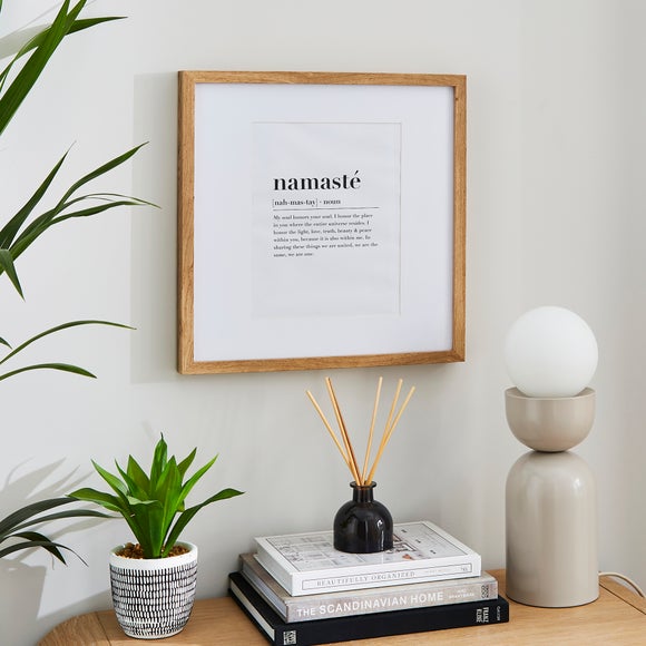 Oversized Mount Square Light Wood Photo Frame - image 1