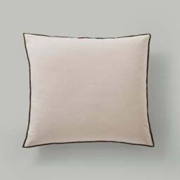 Embroidered Edge Cotton Square Cushion Cover - thumbnail 2