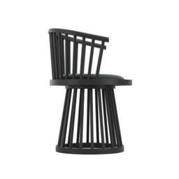 Return - LPD Lina Dining Chair, Green Velvet - thumbnail 4