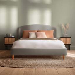 Silentnight Evana Bed Frame, Velvet - thumbnail 1