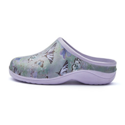 Backdoorshoes Women's Butterfly Garden Clogs - thumbnail 4
