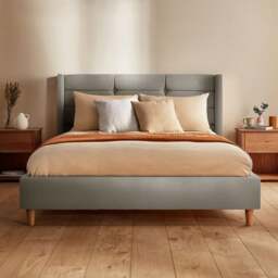 Silentnight Lilith Bed Frame, Velvet - thumbnail 1