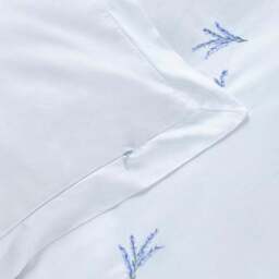 Dorma Ashmore Lavender 100% Cotton Duvet Cover and Pillowcase Set - thumbnail 2