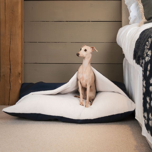 Lords and Labradors Rhino Leather Sleepy Burrow Dog Bed - image 1