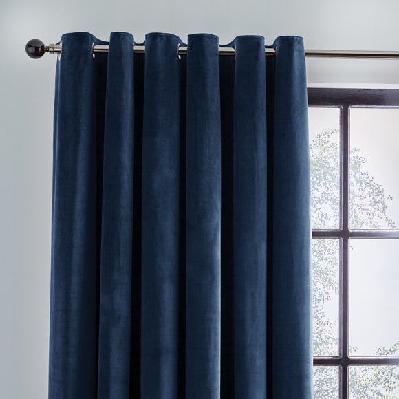 Luxe Velour Eyelet Curtains (Blackout Available) - image 1