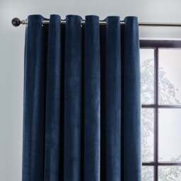 Luxe Velour Eyelet Curtains (Blackout Available) - thumbnail 1