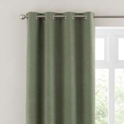 Calista Eyelet Curtains (Blackout Available) - thumbnail 1