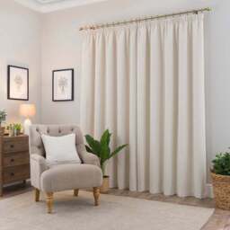 Churchgate Woodhouse Boucle Pencil Pleat Curtains - thumbnail 4