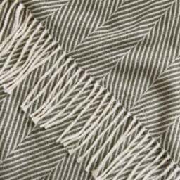 Foxton Herringbone Throw Blanket 130x180cm - thumbnail 2