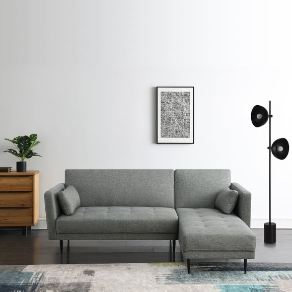 Selma Fabric Corner Double Sofa Bed - image 1