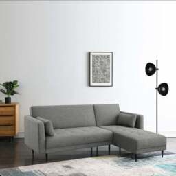 Selma Fabric Corner Double Sofa Bed - thumbnail 2