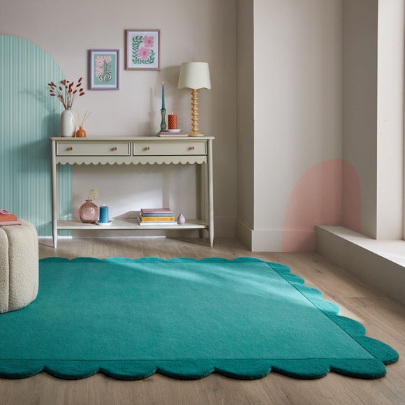 Milo Scallop Plain Wool Rug - image 1