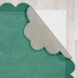 Milo Scallop Plain Wool Rug - thumbnail 3