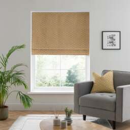 Geo Checkerboard Roman Blind - thumbnail 1