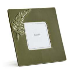 Churchgate Fern Leaf Glazed Ceramic Square Photo Frame - thumbnail 2