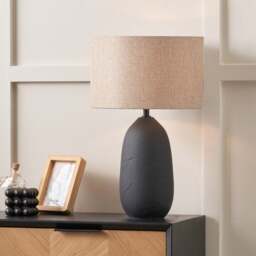 Pacific Lifestyle Erika Textured Table Lamp - thumbnail 1