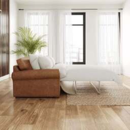 Flori Arizona Faux Leather 2 Seater Sofa Bed - thumbnail 2