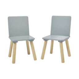Liberty House Kids Table And Two Chairs Set, Pine - thumbnail 6