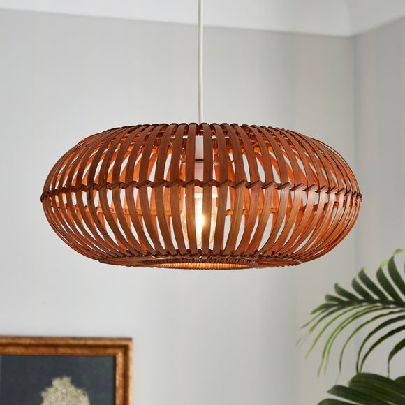 Abrielle Bamboo Easy Fit Pendant Shade - image 1