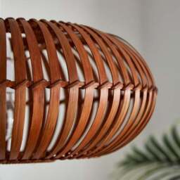 Abrielle Bamboo Easy Fit Pendant Shade - thumbnail 3
