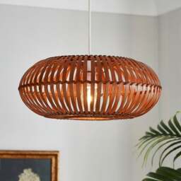 Abrielle Bamboo Easy Fit Pendant Shade - thumbnail 1