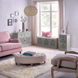 Lucy Cane 3 Drawer Bedside Table - thumbnail 6
