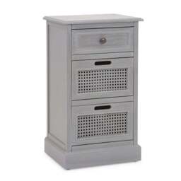 Lucy Cane 3 Drawer Bedside Table - thumbnail 2