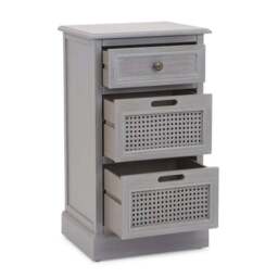 Lucy Cane 3 Drawer Bedside Table - thumbnail 3