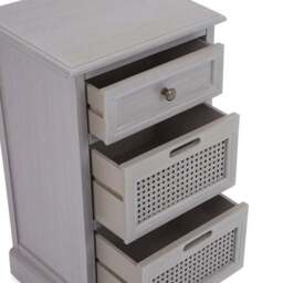 Lucy Cane 3 Drawer Bedside Table - thumbnail 4