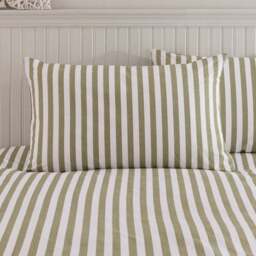 Kent Broad Stripe 100% Cotton Duvet Cover & Pillowcase Set - thumbnail 5