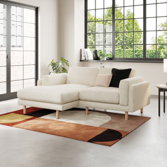 Newton Chunky Tonal Weave Corner Chaise - image 1