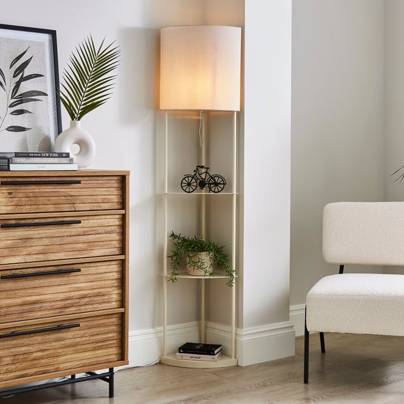 Jakob Corner Shelved Floor Lamp - image 1