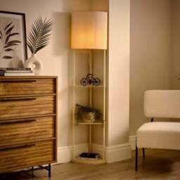 Jakob Corner Shelved Floor Lamp - thumbnail 2