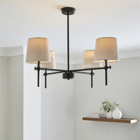 Charleston 4 Light Diner Ceiling Light - image 1