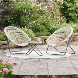 Pacific Lifestyle Tobs Foldable Outdoor Loungers Set - thumbnail 1