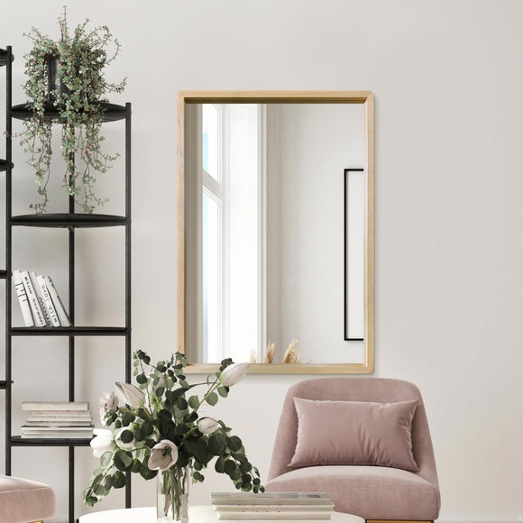 Naturalis Solid Oak Rectangle Wall Mirror - image 1