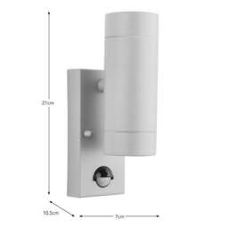 Billy Modern PIR Outdoor Wall Light - thumbnail 6