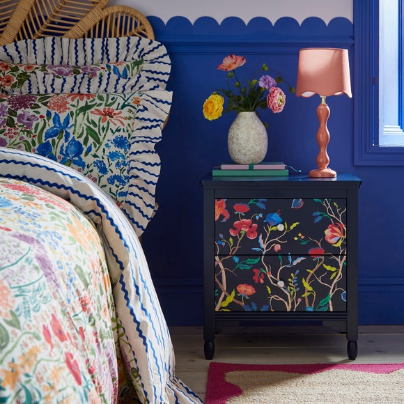 Sophie Robinson Joylene 2 Drawer Bedside Table - image 1