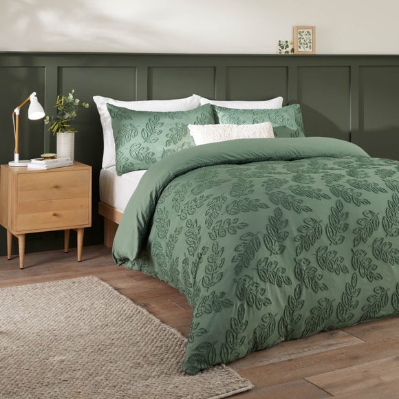 Duvet Day Seville Leaf Reversible Duvet Cover & Pillowcase Set - image 1