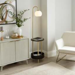 Georgi Shelved Floor Lamp - thumbnail 1