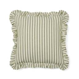 Linford Stripe Frilled Square Cushion Cover - thumbnail 3