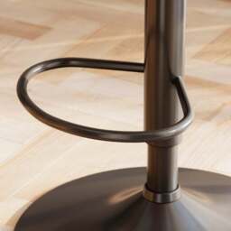 Taylor Gaslift Barstool, Velvet - thumbnail 4