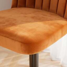Taylor Gaslift Barstool, Velvet - thumbnail 2