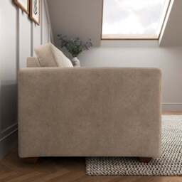Claude Soft Tonal Chenille 3 Seater Sofa Bed - thumbnail 4