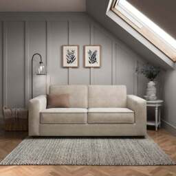 Claude Soft Tonal Chenille 3 Seater Sofa Bed - thumbnail 2