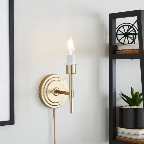 Sutton Plug In Wall Light Fitting - image 1