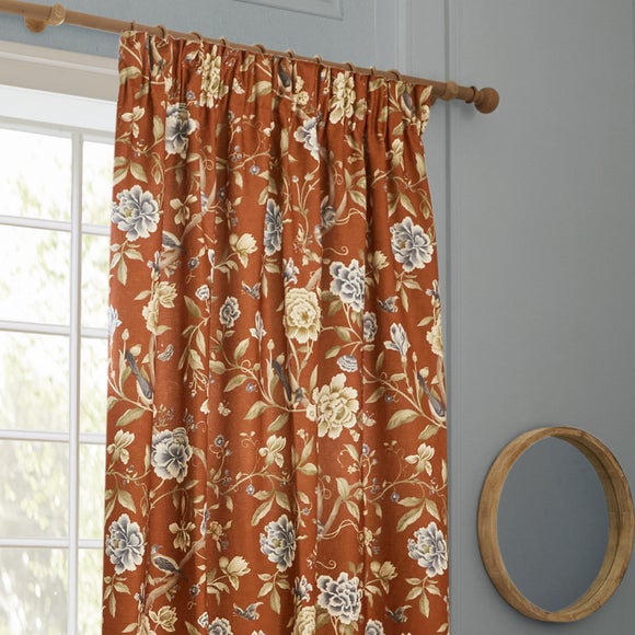 Sanderson Porcelain Garden Pencil Pleat Curtains - image 1