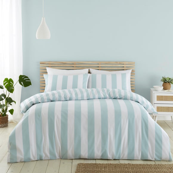 Catherine Lansfield Cove Stripe Duvet Cover and Pillowcase Set - image 1