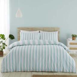 Catherine Lansfield Cove Stripe Duvet Cover and Pillowcase Set - thumbnail 2